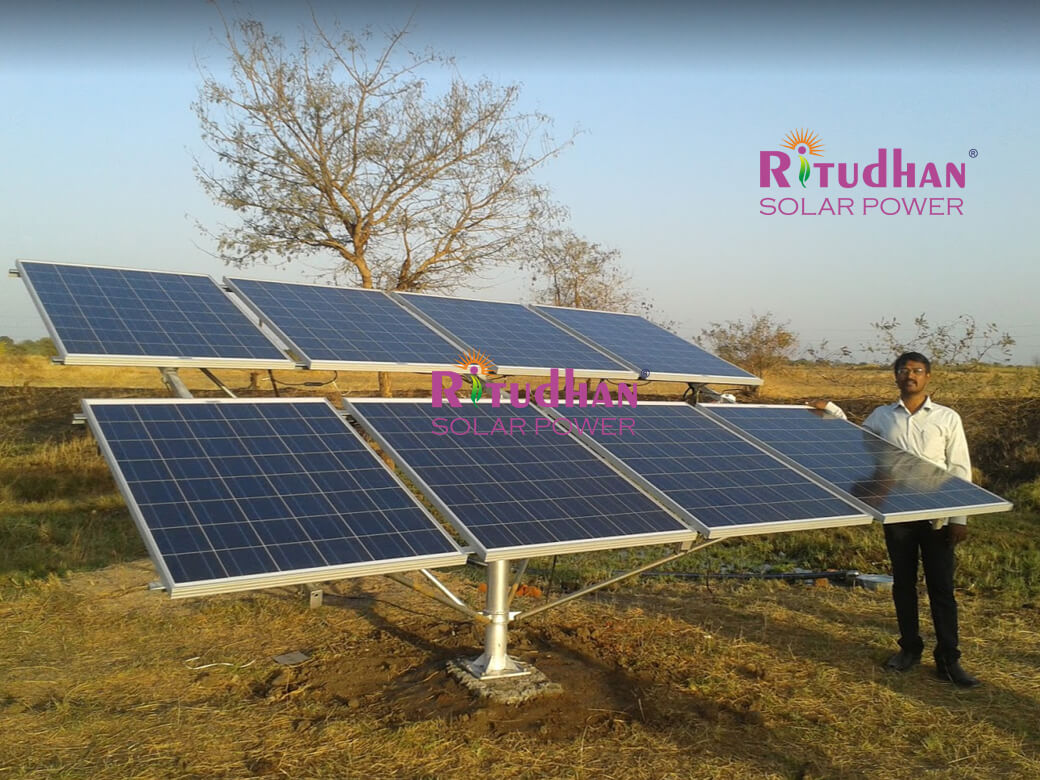 Solar pump for agriculture